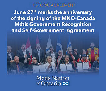 MNO–Canada Métis Government Recognition and Self-Government Agreement